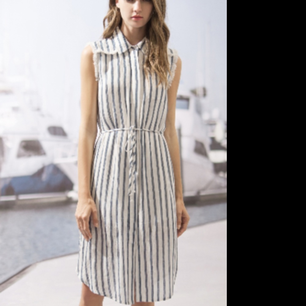Striped Midi Dress
